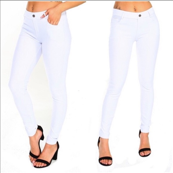 💕NEW!💕 White Jeggings - Picture 1 of 2